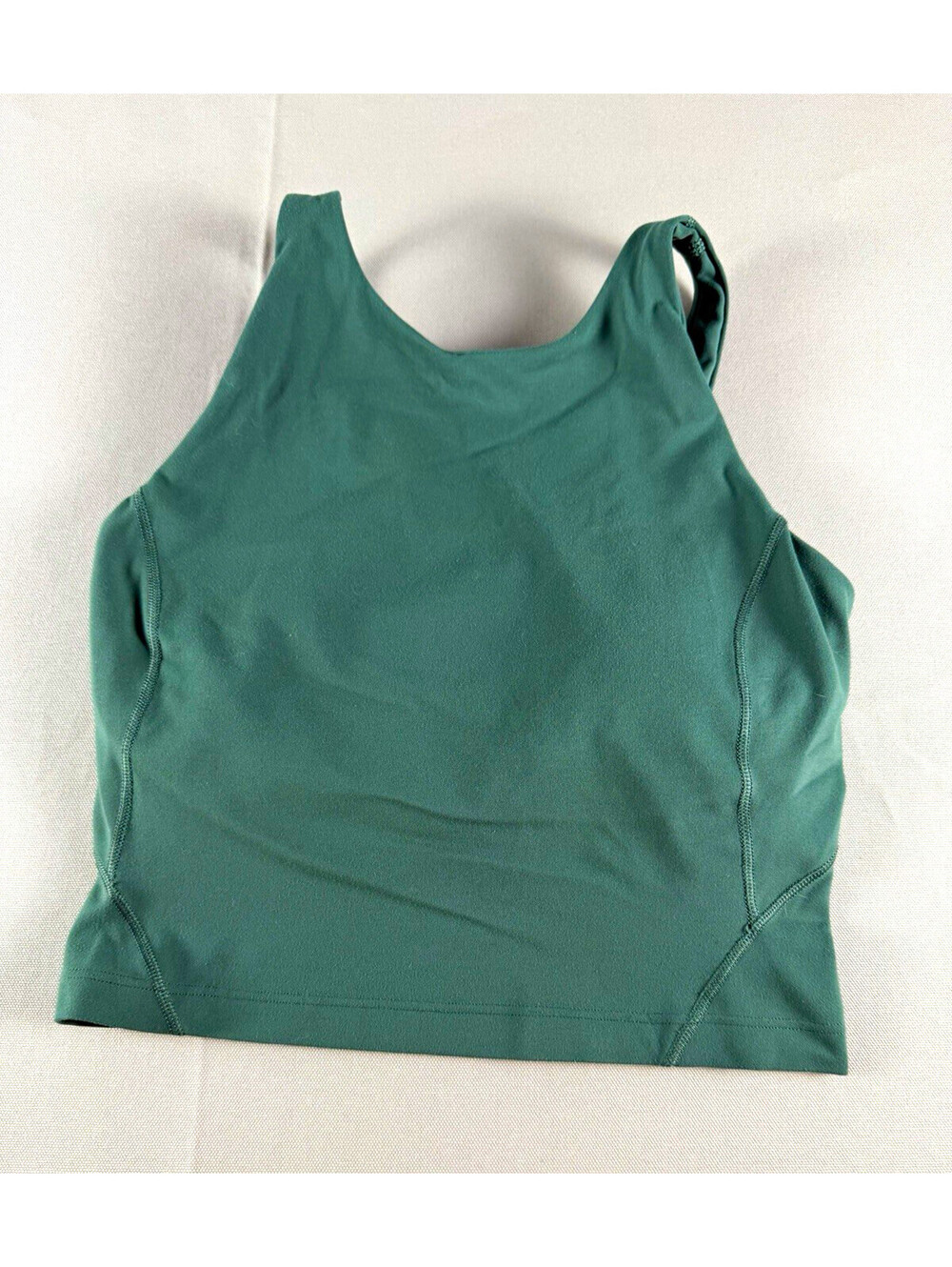 Lululemon Align High-Neck Tank Top Built-In Bra Green Size 2